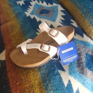 NWT Birkenstock Mayari in Graceful Pearl White